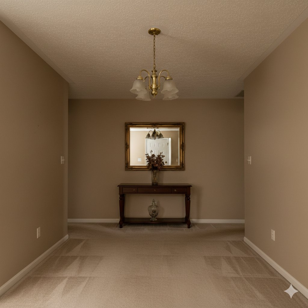 Dated home interior